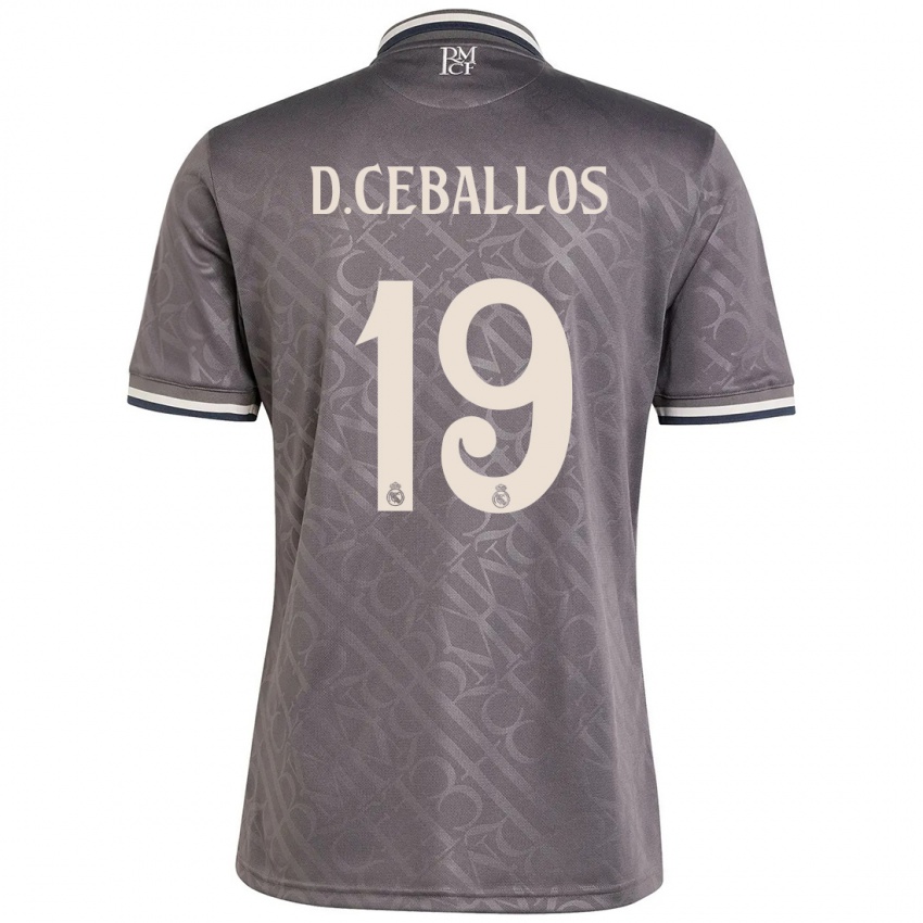 Dětské Dani Ceballos #19 Dřevěné Uhlí Třetí Hráčské Dresy 2024/25 Dres