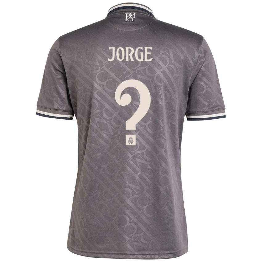 Dětské Jorge García #0 Dřevěné Uhlí Třetí Hráčské Dresy 2024/25 Dres