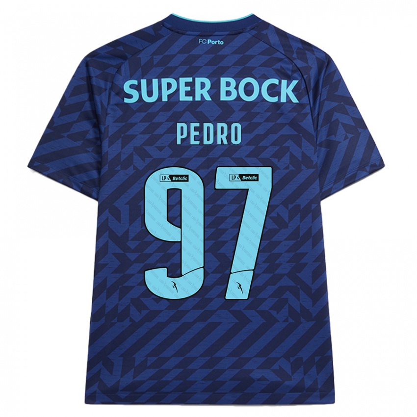 Dětské Zé Pedro #97 Námořnická Modř Třetí Hráčské Dresy 2024/25 Dres