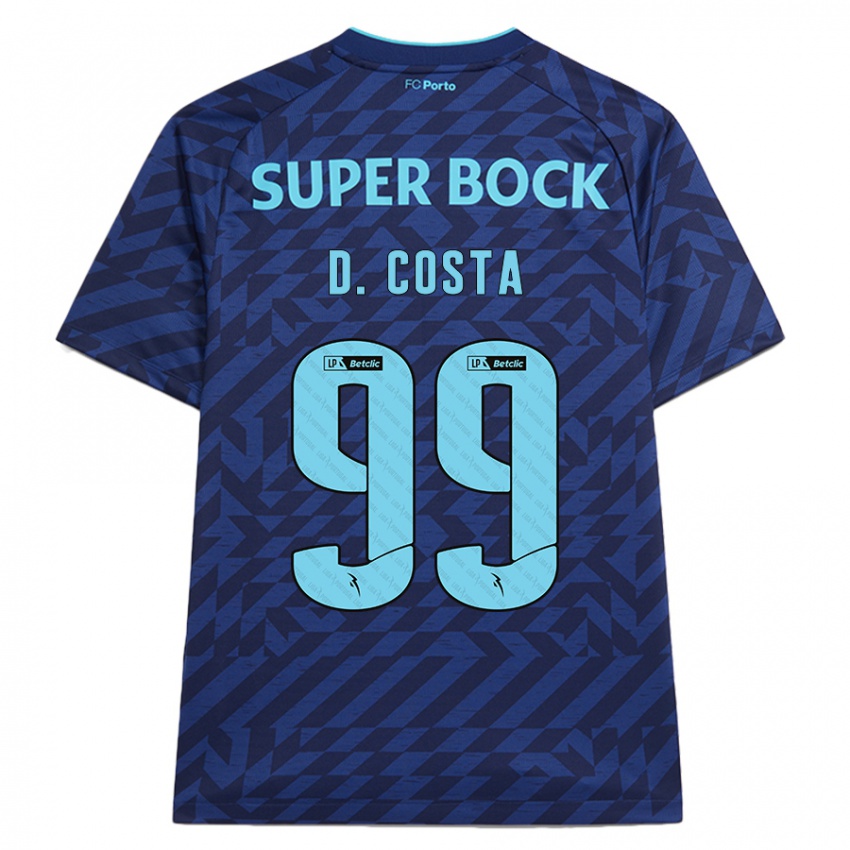 Dětské Diogo Costa #99 Námořnická Modř Třetí Hráčské Dresy 2024/25 Dres