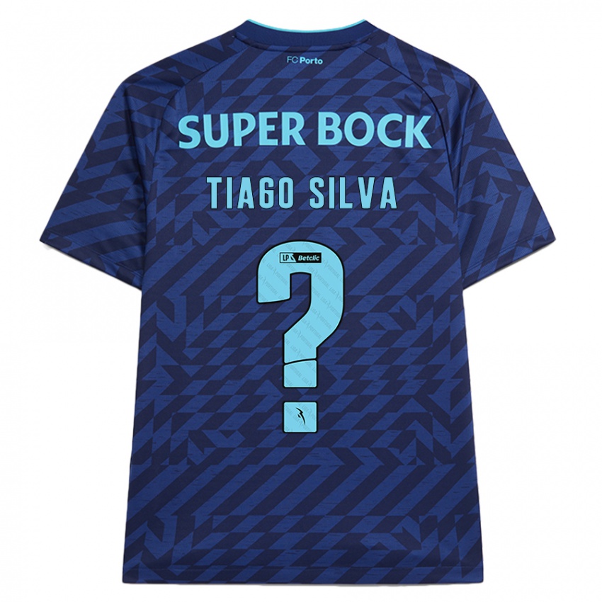 Dětské Tiago Silva #0 Námořnická Modř Třetí Hráčské Dresy 2024/25 Dres