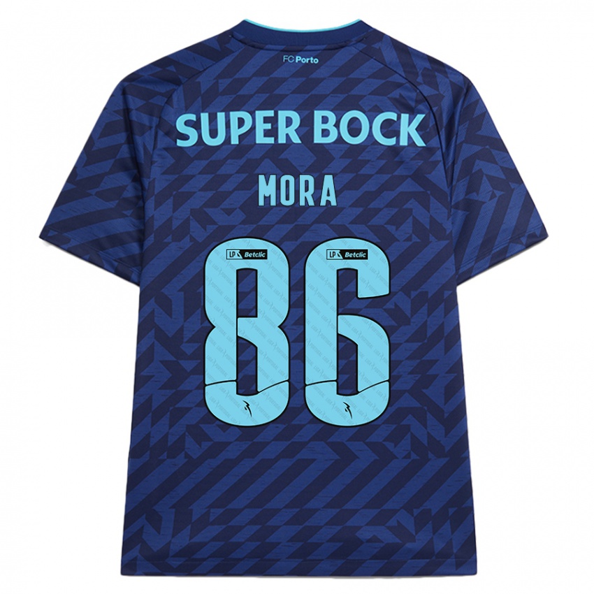 Dětské Rodrigo Mora #86 Námořnická Modř Třetí Hráčské Dresy 2024/25 Dres