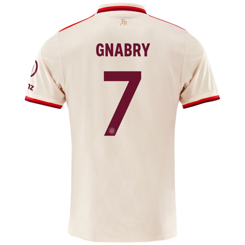 Dětské Serge Gnabry #7 Prádlo Třetí Hráčské Dresy 2024/25 Dres