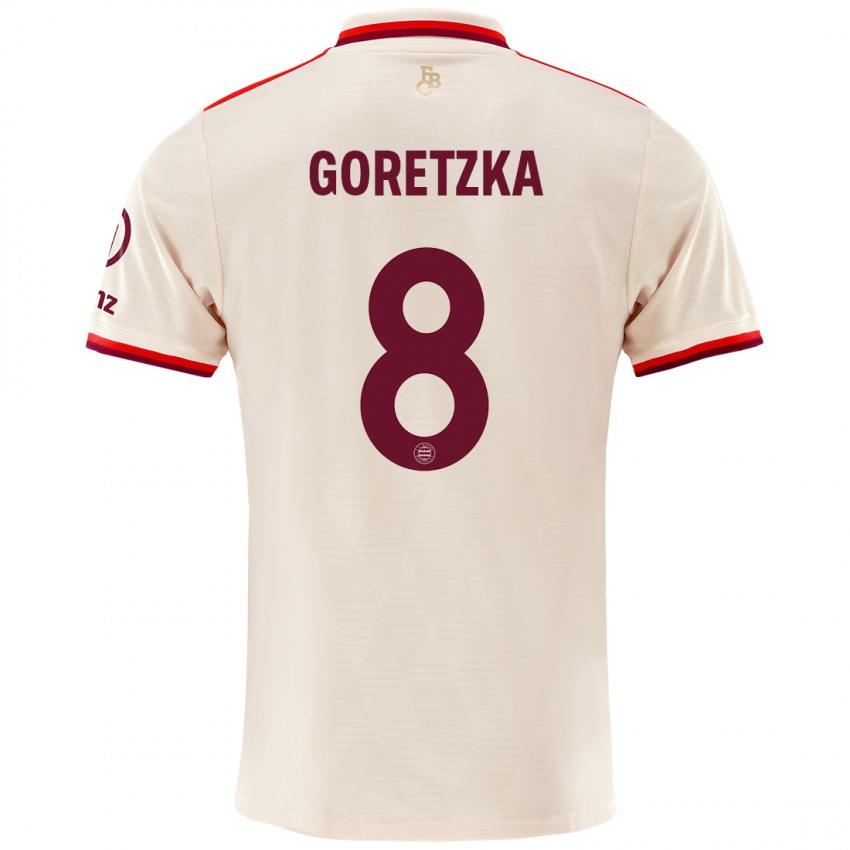 Dětské Leon Goretzka #8 Prádlo Třetí Hráčské Dresy 2024/25 Dres