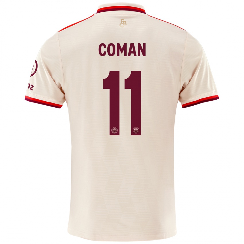 Dětské Kingsley Coman #11 Prádlo Třetí Hráčské Dresy 2024/25 Dres