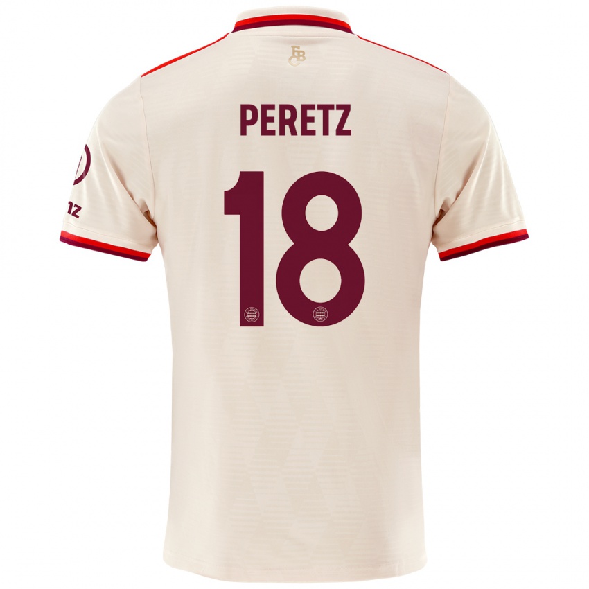 Dětské Daniel Peretz #18 Prádlo Třetí Hráčské Dresy 2024/25 Dres