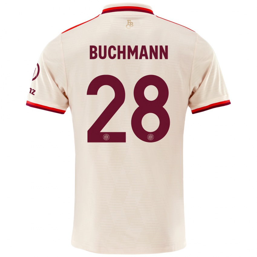 Dětské Tarek Buchmann #28 Prádlo Třetí Hráčské Dresy 2024/25 Dres