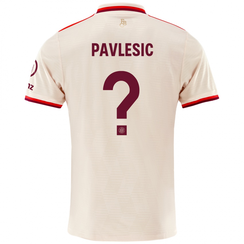 Dětské Anthony Pavlesic #0 Prádlo Třetí Hráčské Dresy 2024/25 Dres