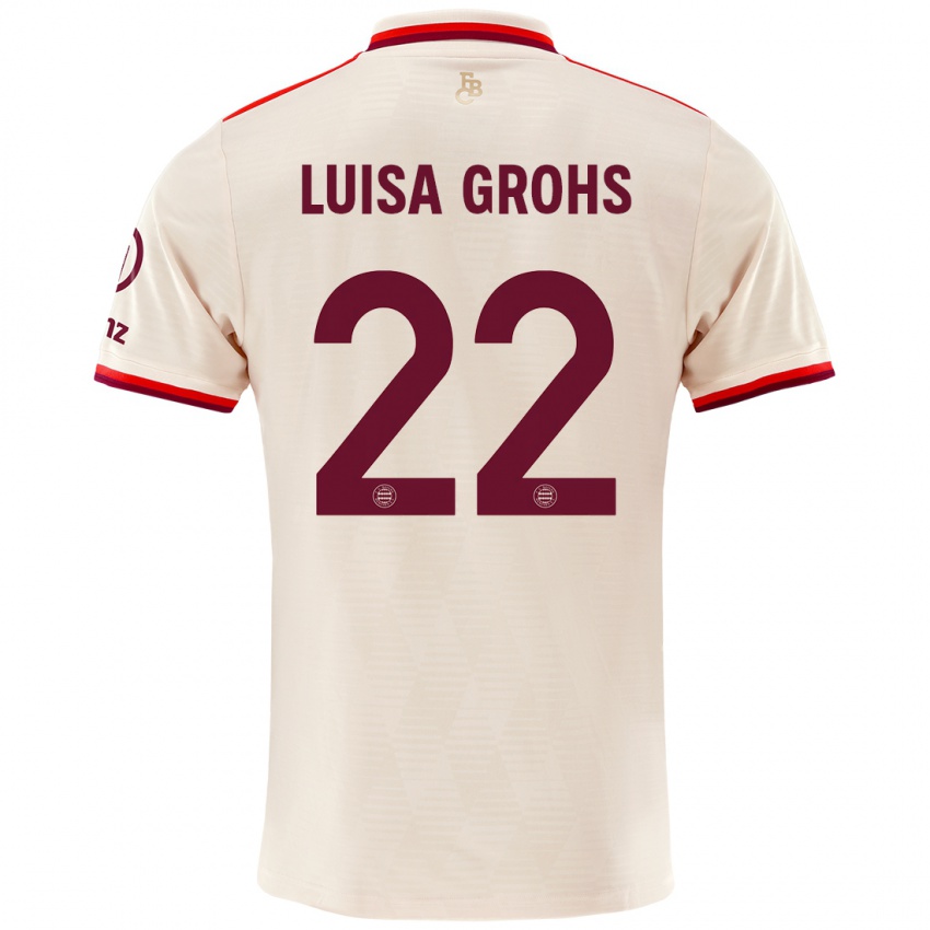 Dětské Maria Luisa Grohs #22 Prádlo Třetí Hráčské Dresy 2024/25 Dres