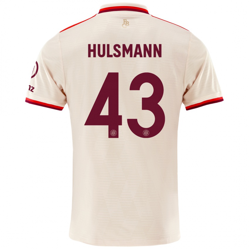 Dětské Tom Hulsmann #43 Prádlo Třetí Hráčské Dresy 2024/25 Dres