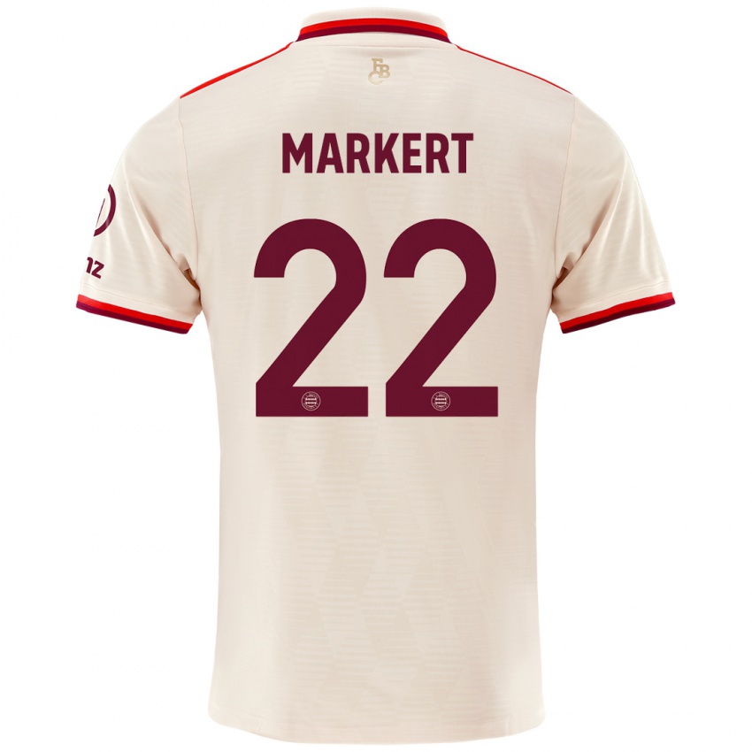 Dětské Leon Markert #22 Prádlo Třetí Hráčské Dresy 2024/25 Dres