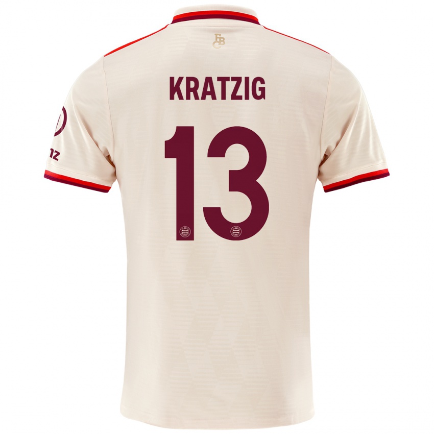 Dětské Frans Kratzig #13 Prádlo Třetí Hráčské Dresy 2024/25 Dres