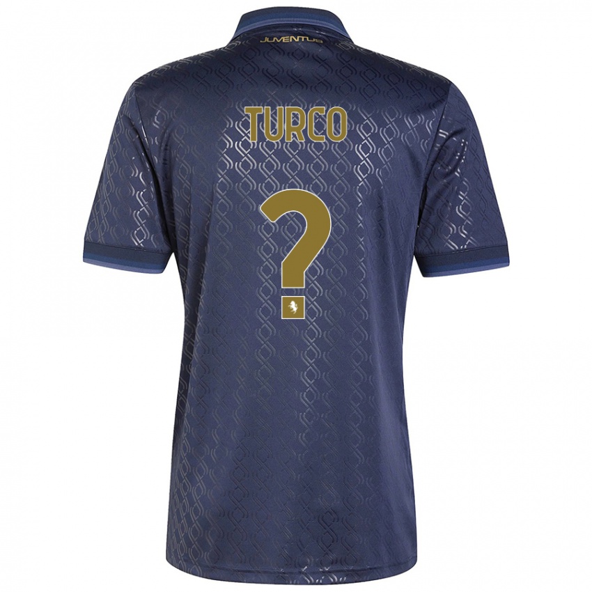 Dětské Stefano Turco #0 Námořnická Modř Třetí Hráčské Dresy 2024/25 Dres