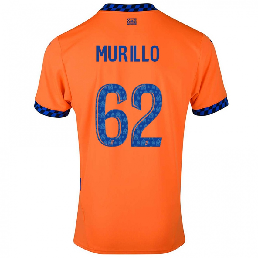 Dětské Amir Murillo #62 Oranžová Tmavě Modrá Třetí Hráčské Dresy 2024/25 Dres