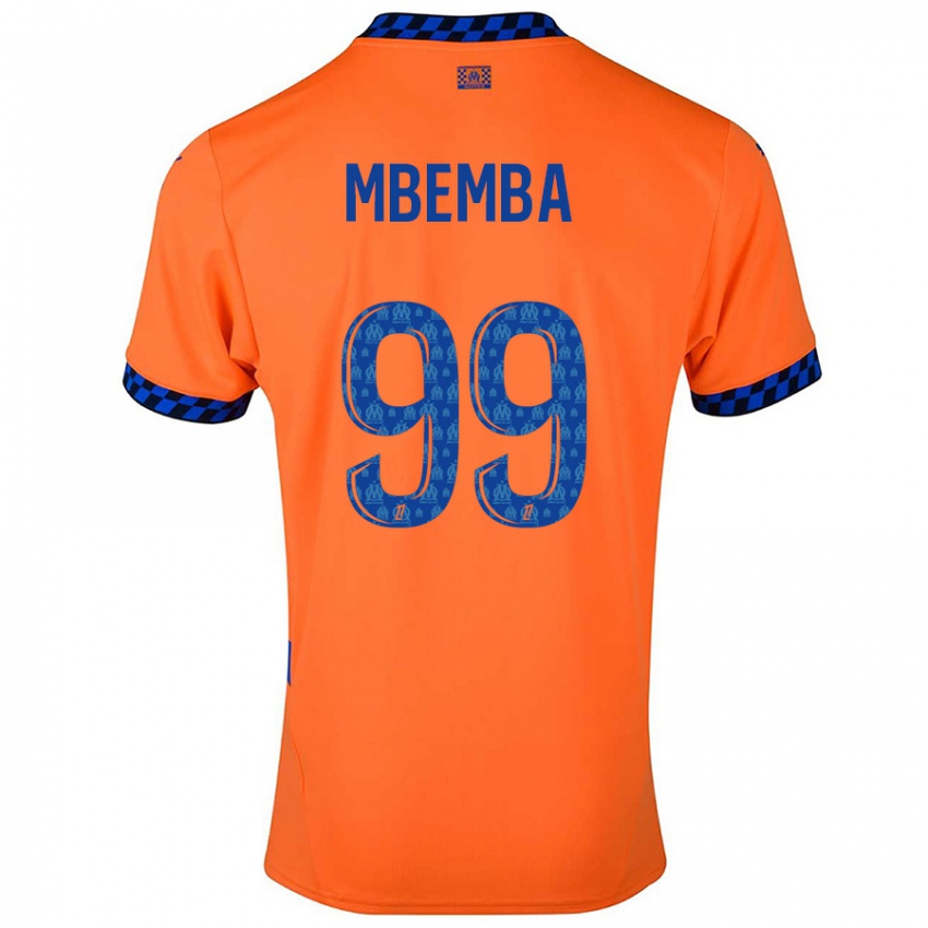 Dětské Chancel Mbemba #99 Oranžová Tmavě Modrá Třetí Hráčské Dresy 2024/25 Dres