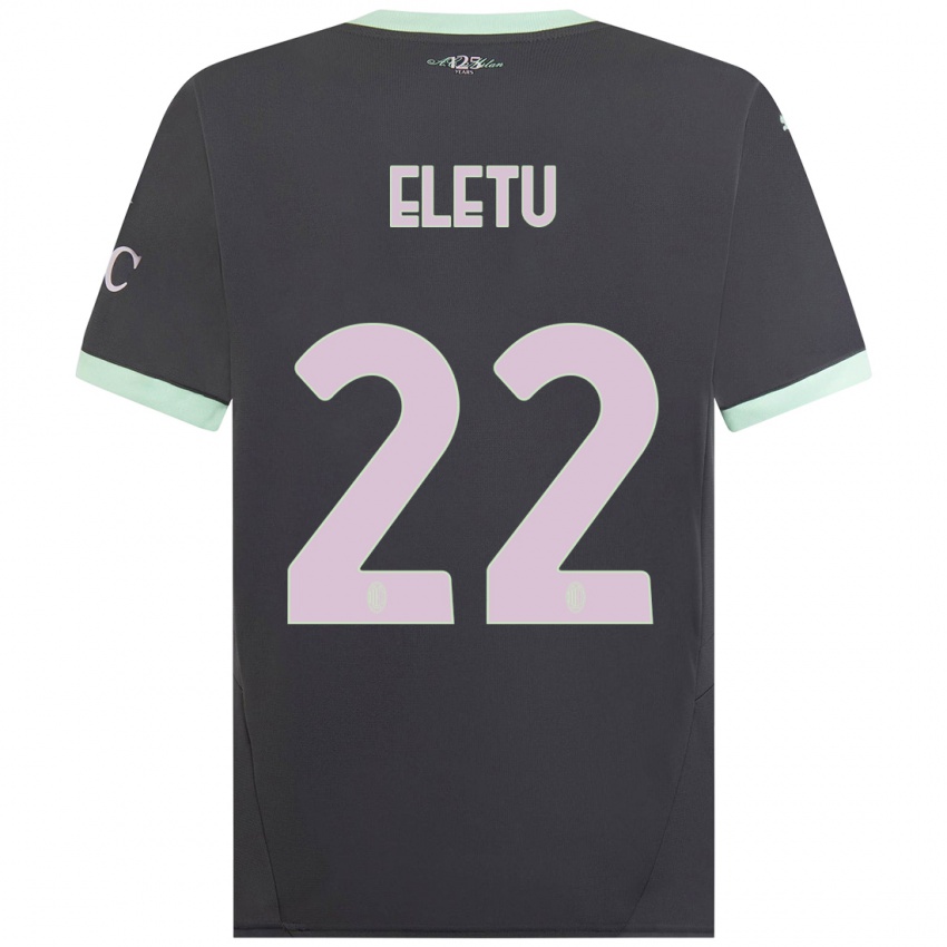 Dětské Victor Eletu #22 Šedá Třetí Hráčské Dresy 2024/25 Dres