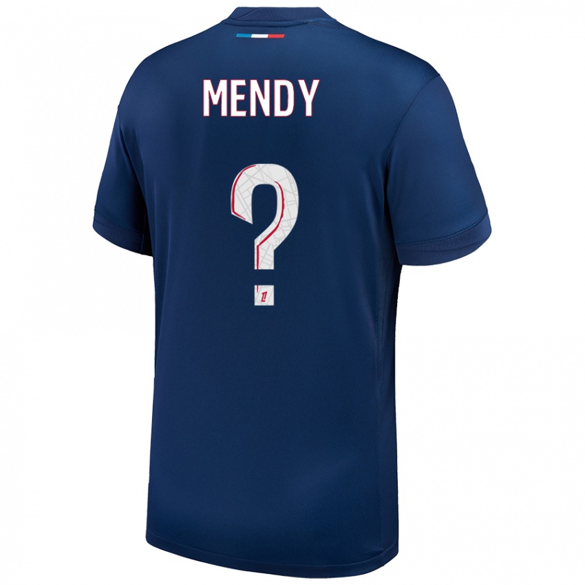 Pánské Tony Mendy #0 Námořnická Modrá Bílá Domů Hráčské Dresy 2024/25 Dres