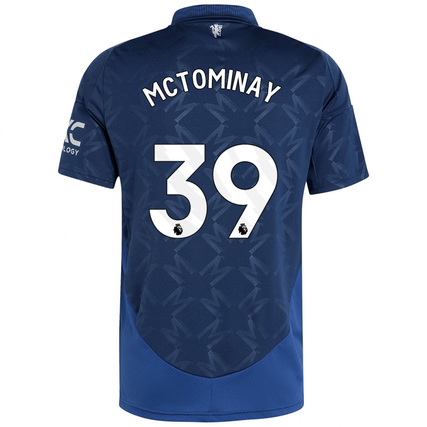 Pánské Scott Mctominay #39 Indigo Daleko Hráčské Dresy 2024/25 Dres