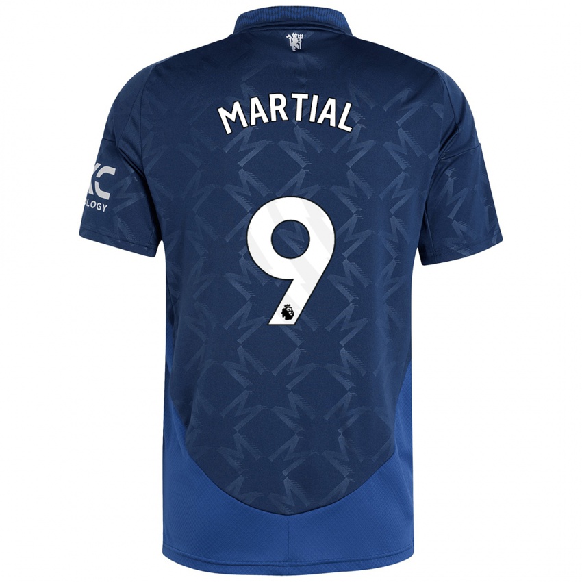 Pánské Anthony Martial #9 Indigo Daleko Hráčské Dresy 2024/25 Dres