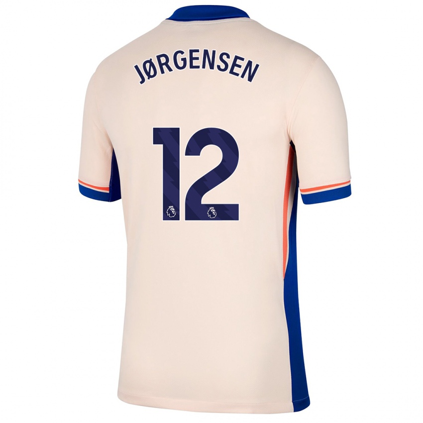 Pánské Filip Jørgensen #12 Světle Béžová Daleko Hráčské Dresy 2024/25 Dres