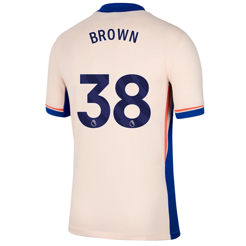 Pánské Cerys Brown #38 Světle Béžová Daleko Hráčské Dresy 2024/25 Dres