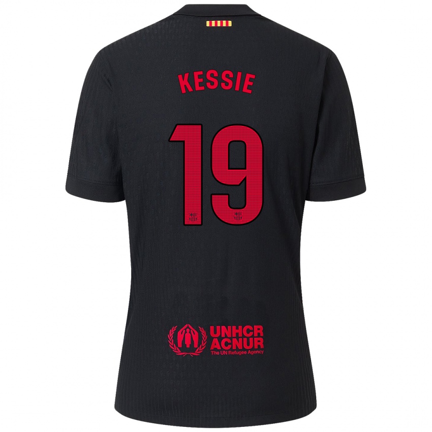 Pánské Franck Kessie #19 Černá Červená Daleko Hráčské Dresy 2024/25 Dres