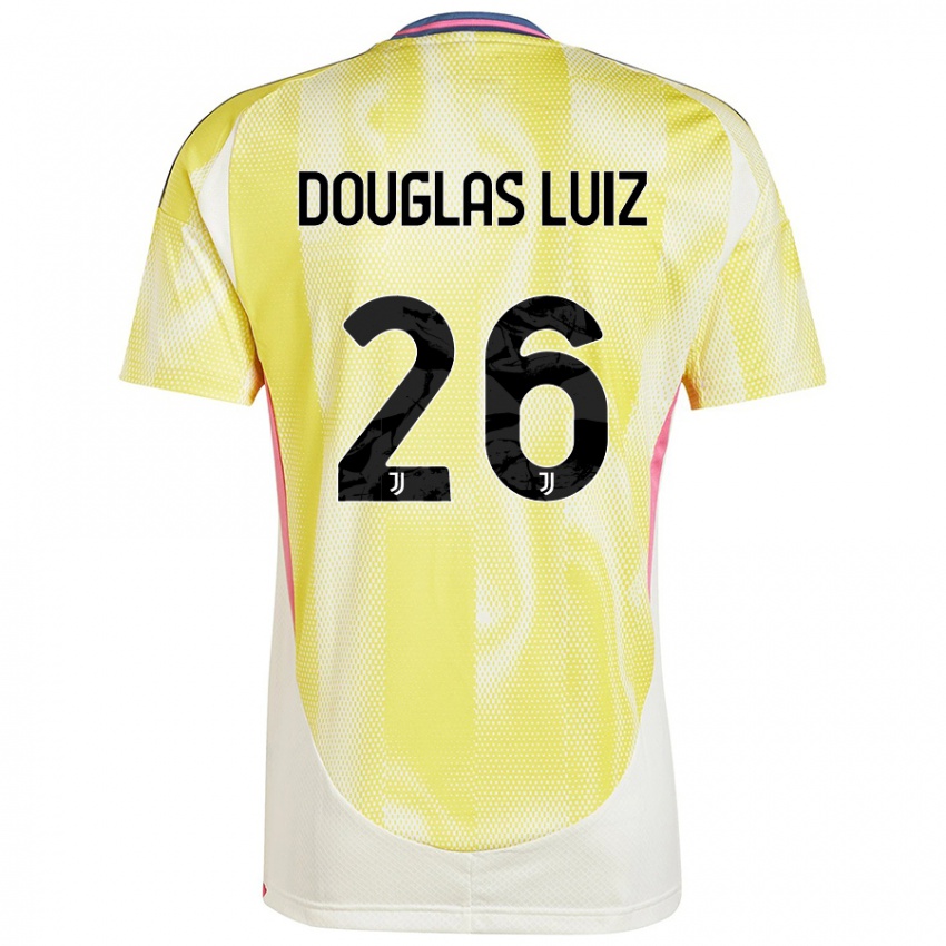 Pánské Douglas Luiz #26 Solární Žlutá Daleko Hráčské Dresy 2024/25 Dres