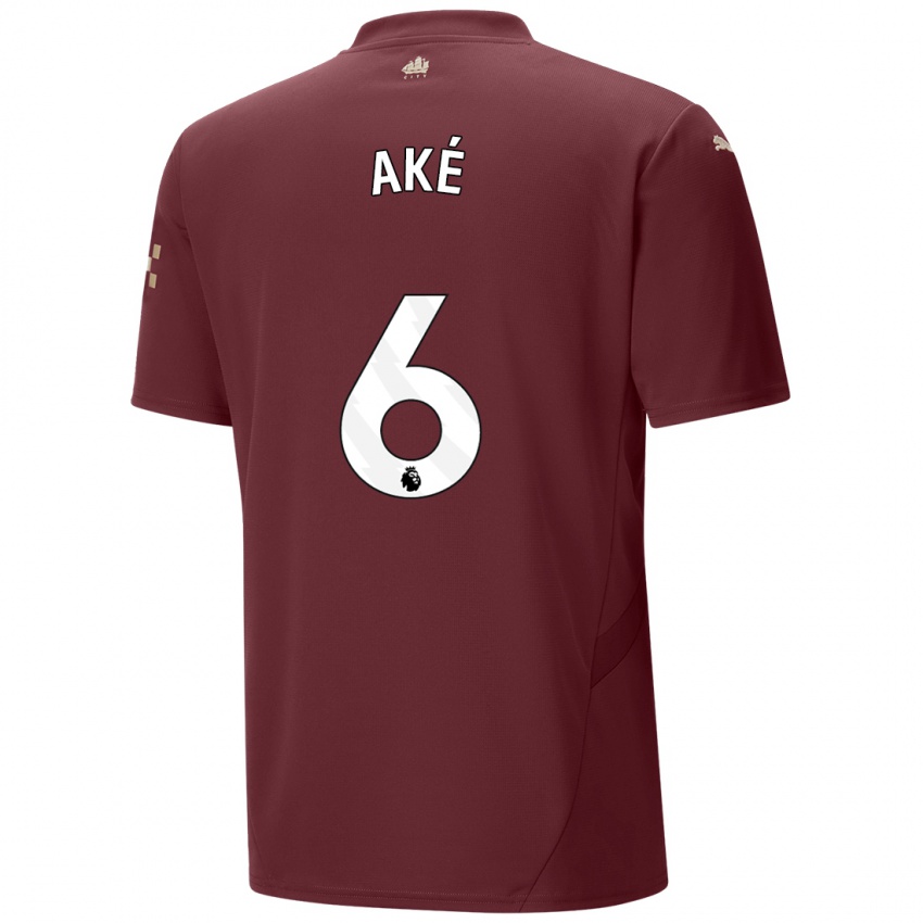 Pánské Nathan Ake #6 Kaštanové Třetí Hráčské Dresy 2024/25 Dres