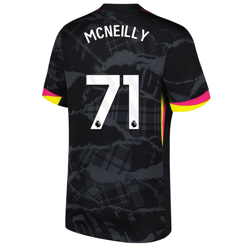 Pánské Donnell Mcneilly #71 Černá Růžová Třetí Hráčské Dresy 2024/25 Dres