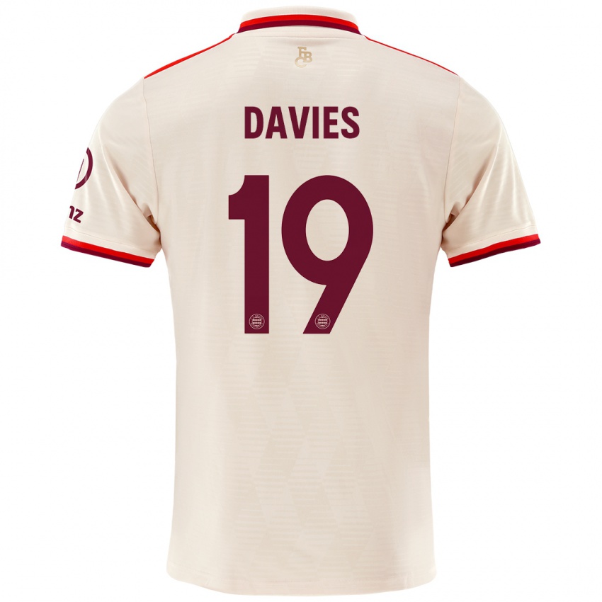 Pánské Alphonso Davies #19 Prádlo Třetí Hráčské Dresy 2024/25 Dres