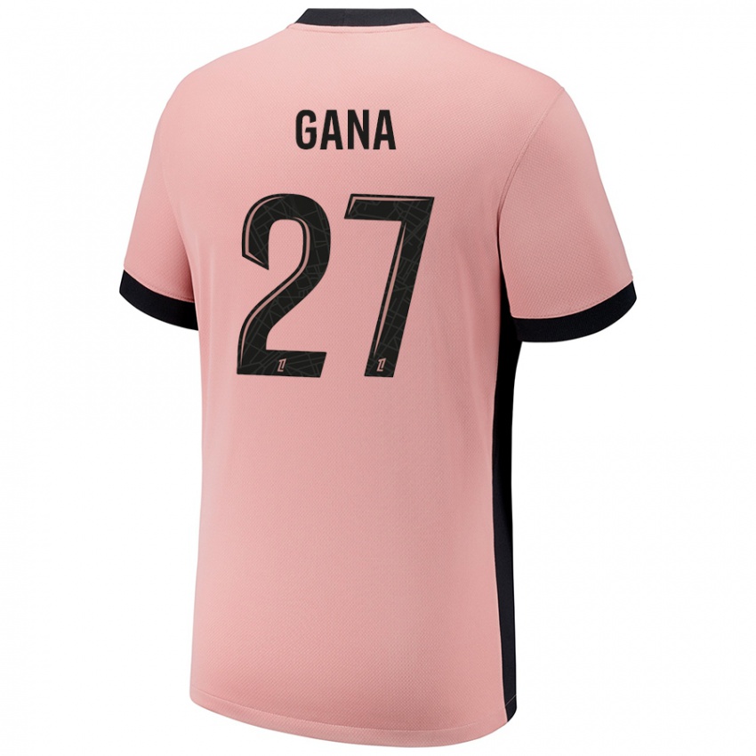 Pánské Idrissa Gana Gueye #27 Rezavě Růžová Třetí Hráčské Dresy 2024/25 Dres