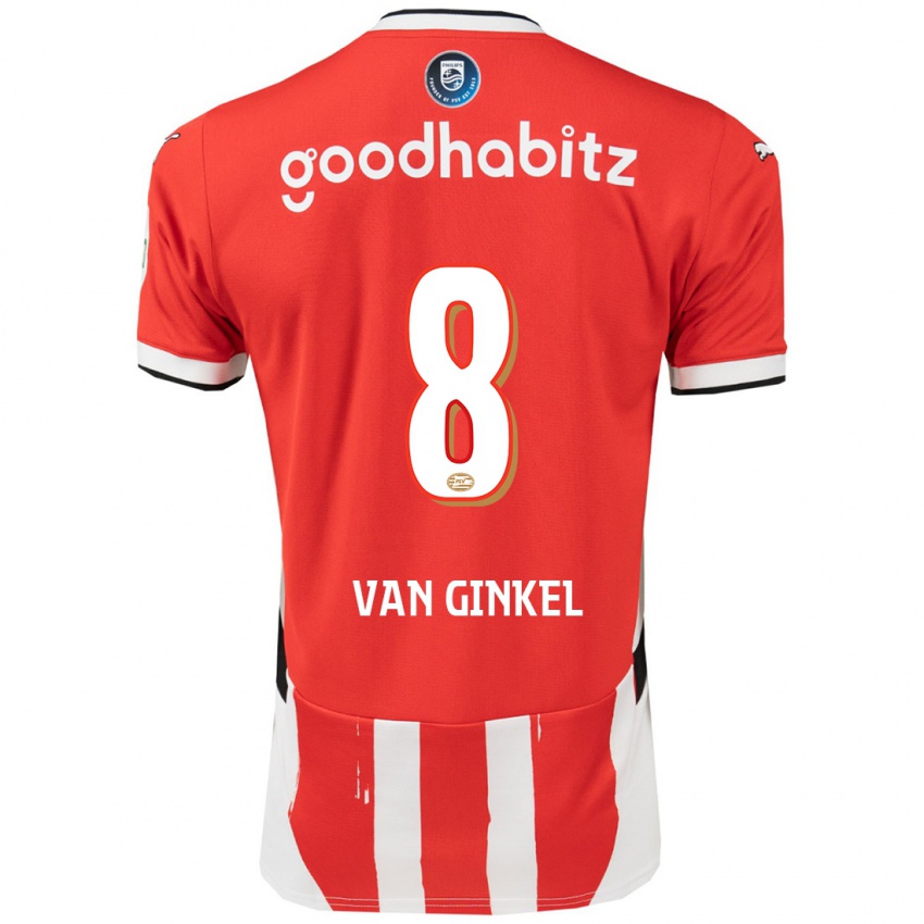 Dámské Marco Van Ginkel #8 Červená Bílá Domů Hráčské Dresy 2024/25 Dres