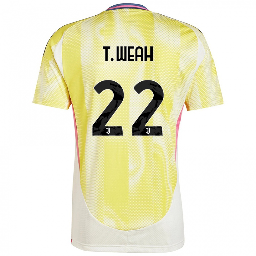 Dámské Timothy Weah #22 Solární Žlutá Daleko Hráčské Dresy 2024/25 Dres