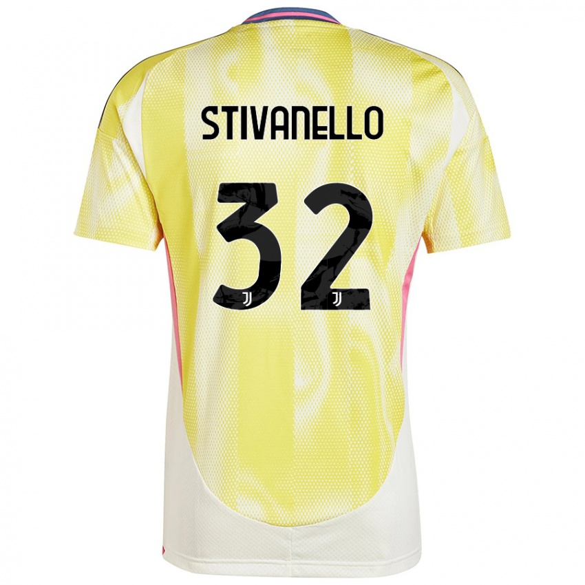 Dámské Riccardo Stivanello #32 Solární Žlutá Daleko Hráčské Dresy 2024/25 Dres