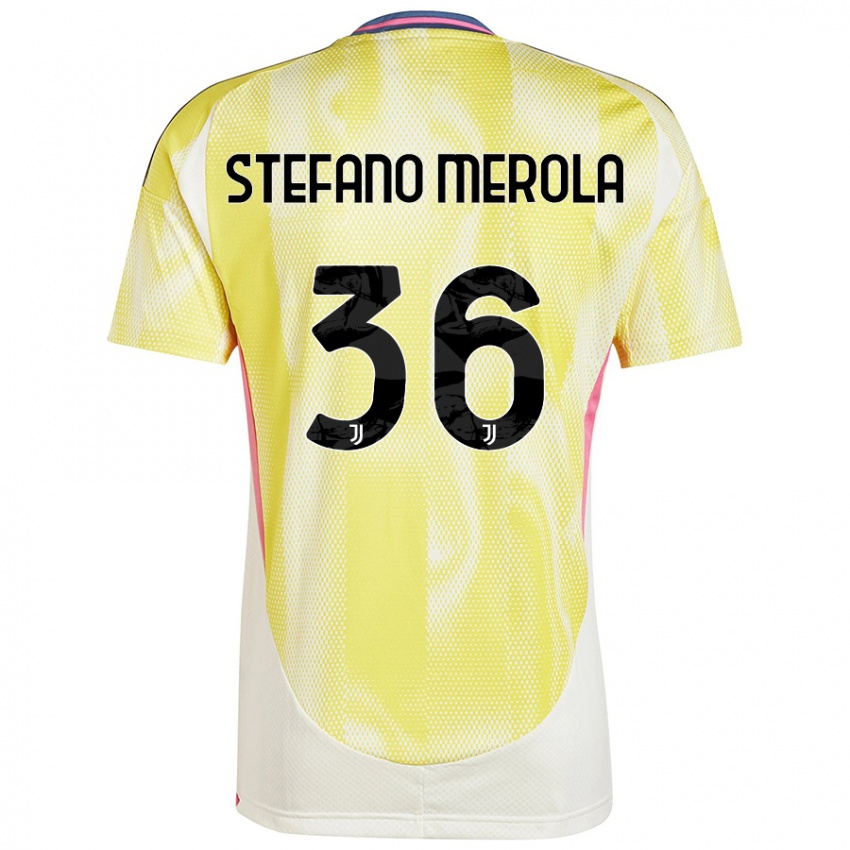 Dámské Antonio Stefano Merola #36 Solární Žlutá Daleko Hráčské Dresy 2024/25 Dres