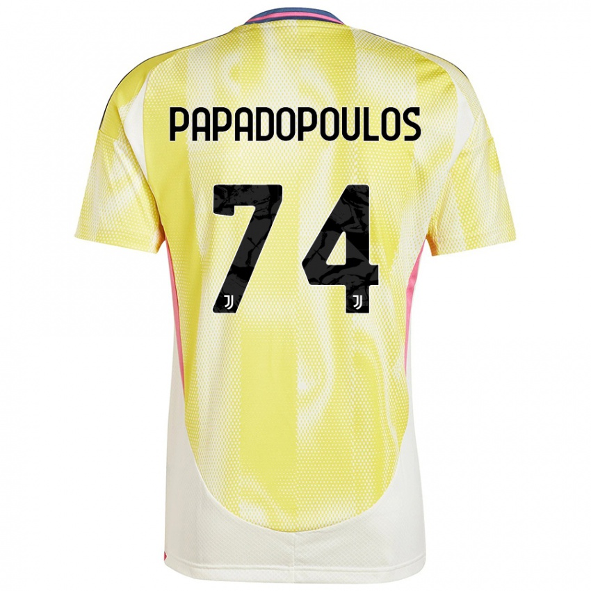 Dámské Christos Papadopoulos #74 Solární Žlutá Daleko Hráčské Dresy 2024/25 Dres