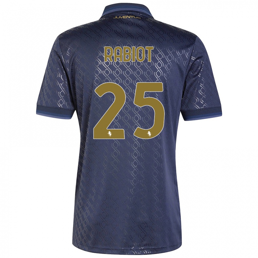 Dámské Adrien Rabiot #25 Námořnická Modř Třetí Hráčské Dresy 2024/25 Dres