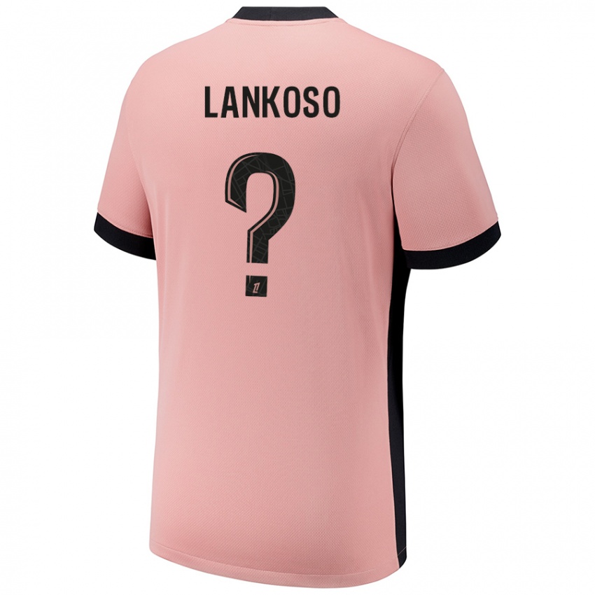 Dámské Lenny Lankoso #0 Rezavě Růžová Třetí Hráčské Dresy 2024/25 Dres