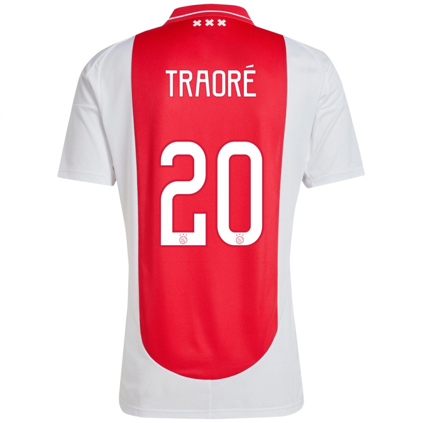 Dětské Bertrand Traoré #20 Červená Bílá Domů Hráčské Dresy 2024/25 Dres