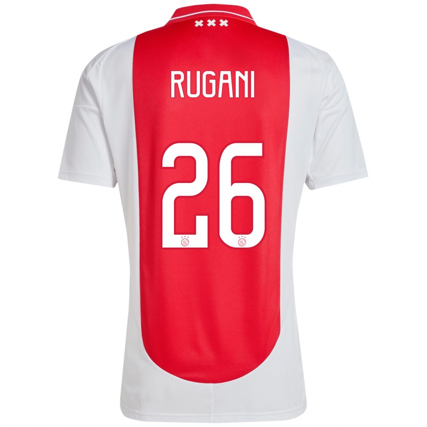 Dětské Daniele Rugani #26 Červená Bílá Domů Hráčské Dresy 2024/25 Dres