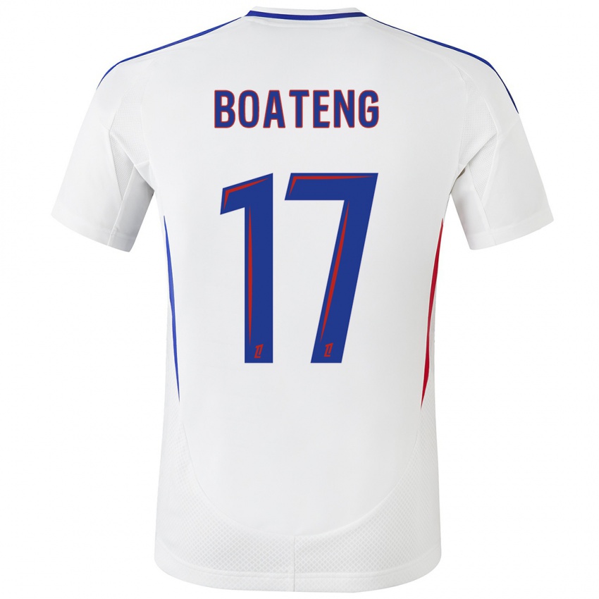 Dětské Jerome Boateng #17 Bílá Modrá Domů Hráčské Dresy 2024/25 Dres