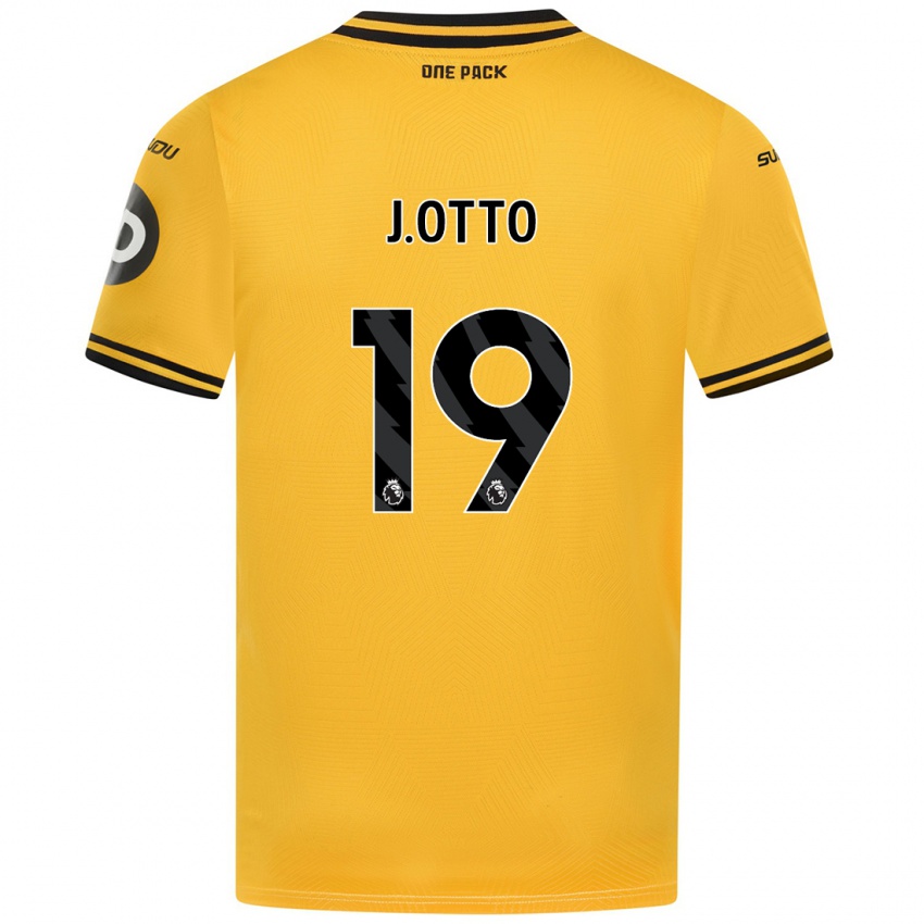 Dětské Jonny Otto #19 Žluť Domů Hráčské Dresy 2024/25 Dres