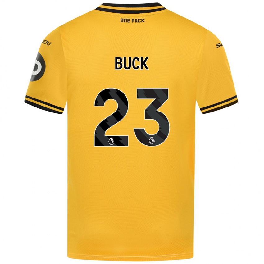 Dětské Alex Buck #23 Žluť Domů Hráčské Dresy 2024/25 Dres