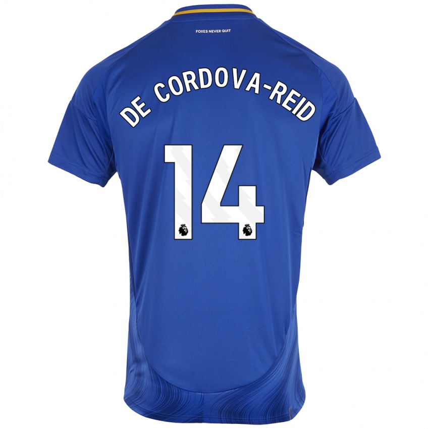 Dětské Bobby De Cordova-Reid #14 Modrá Bílá Domů Hráčské Dresy 2024/25 Dres