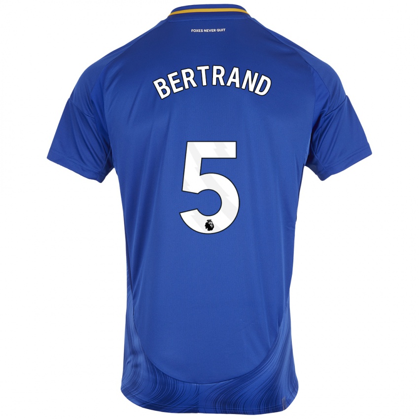 Dětské Ryan Bertrand #5 Modrá Bílá Domů Hráčské Dresy 2024/25 Dres