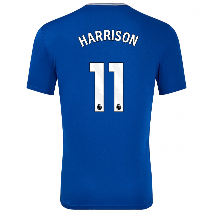 Dětské Jack Harrison #11 Modrá S Domů Hráčské Dresy 2024/25 Dres