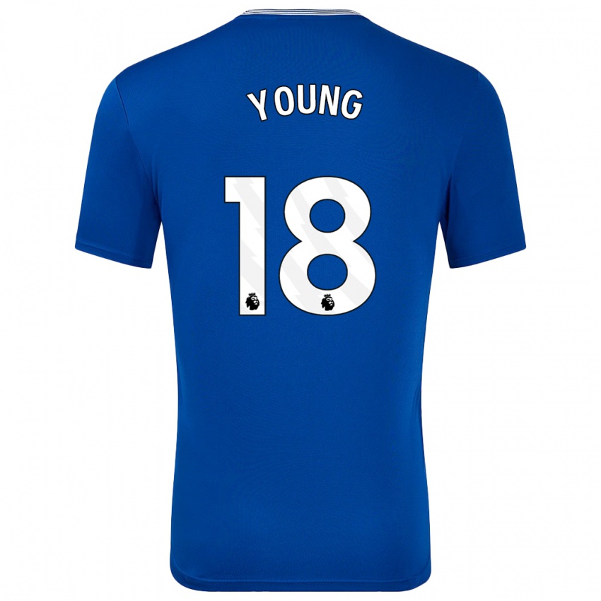 Dětské Ashley Young #18 Modrá S Domů Hráčské Dresy 2024/25 Dres