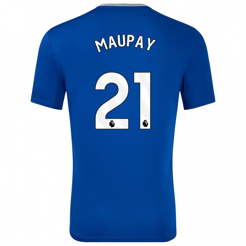 Dětské Neal Maupay #21 Modrá S Domů Hráčské Dresy 2024/25 Dres