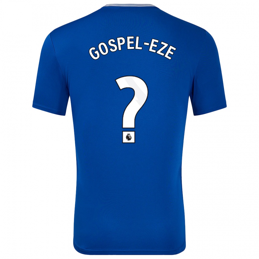 Dětské Goodness Gospel-Eze #0 Modrá S Domů Hráčské Dresy 2024/25 Dres