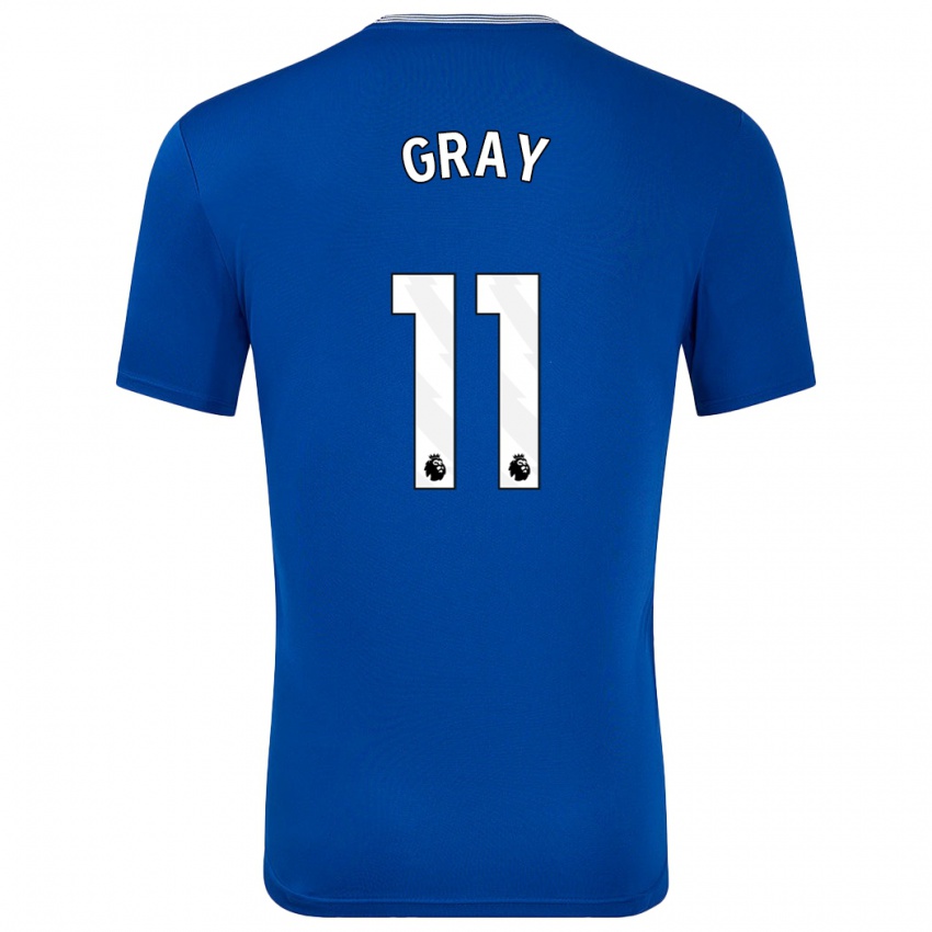 Dětské Demarai Gray #11 Modrá S Domů Hráčské Dresy 2024/25 Dres